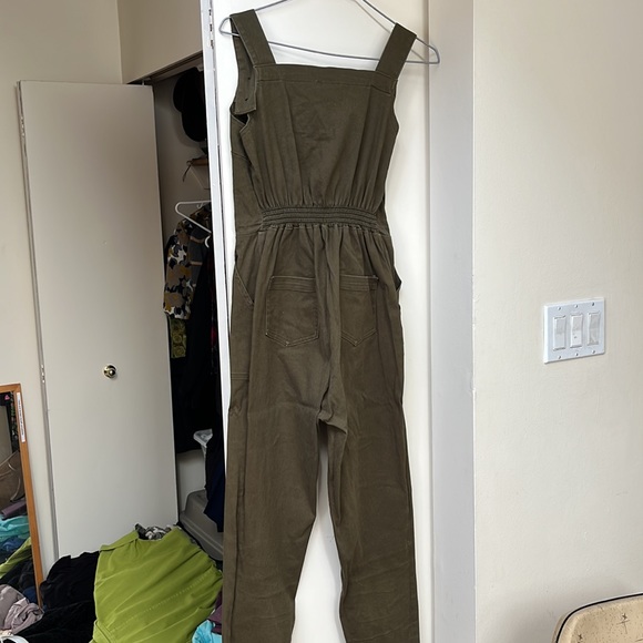 Nooworks Olive Twill Overalls - Picture 4 of 8